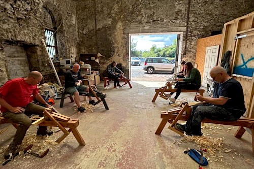 Wood Craft Workshops at The Meeting House, Bushmills, delivered by David Keys, Sustainable Woodworking.