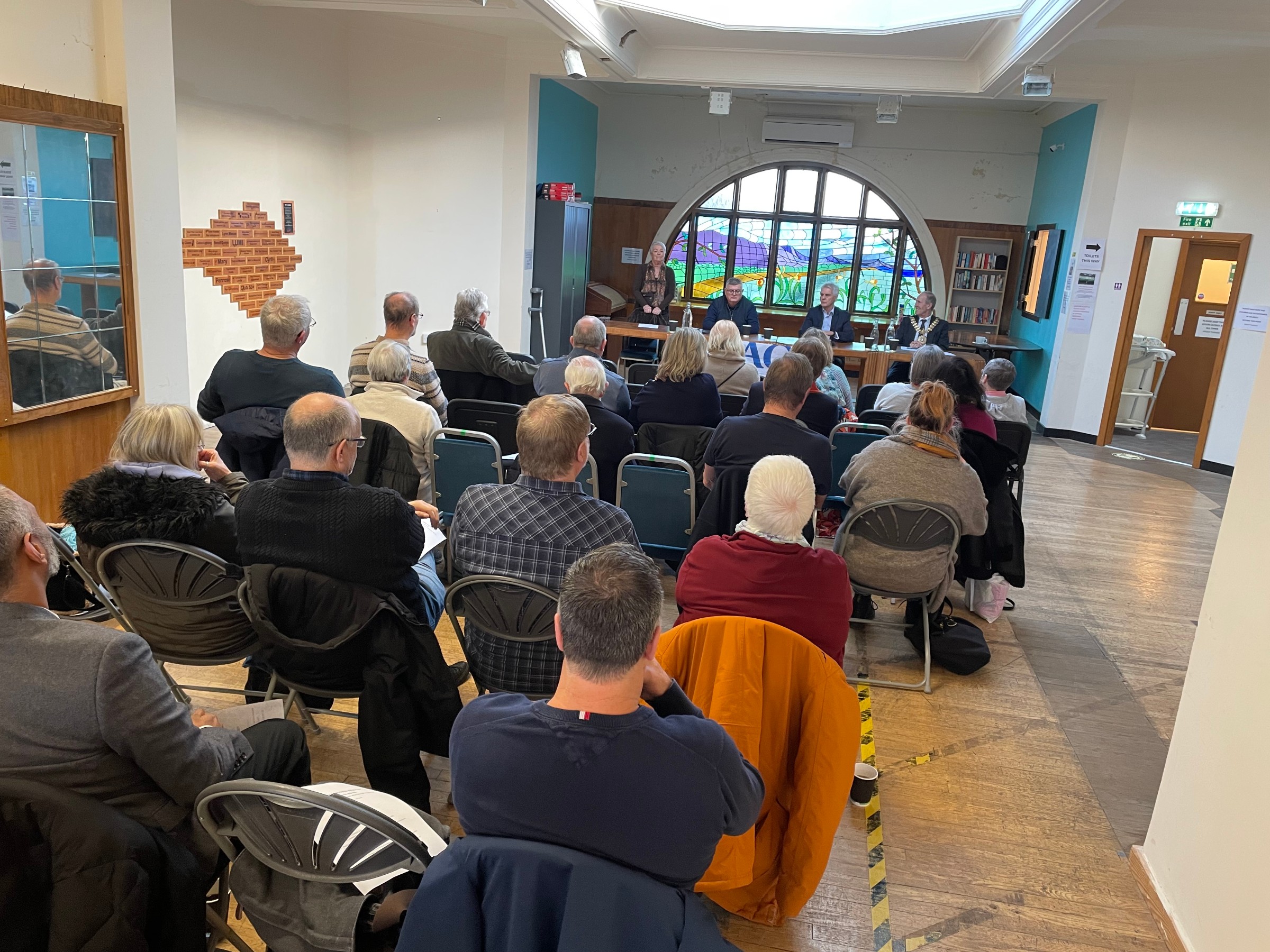 A talk at The Haven Community Hub. Credit: Age Concern Southend.